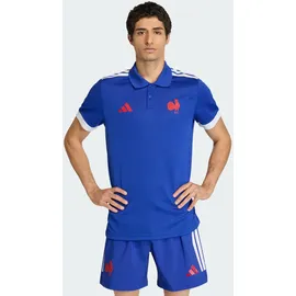 adidas Frankreich Poloshirt 2024 Blau Herren Gr. XXL
