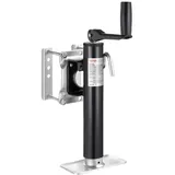 Anhängerheber, 907 Kg Dynamische Tragkraft, Robuste, Schwenkbare Ausdrehstütze, 265-515 Mm Abstellstütze Mit Griff Für Wohnwagenanhänger, Pferdeanhänger, Nutzanhänger Und Yachtanhänger