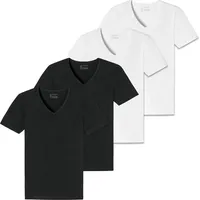 SCHIESSER Herren T-Shirt 4er Pack 2PACK T-shirt,