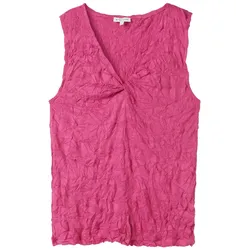 TOM TAILOR Damen Crinkle Top, rosa, Gr. M