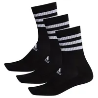 Adidas 3-Streifen Cushioned Crew Socken 3 Paar Black / Black / Black 40-42