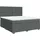 vidaXL Boxspringbett 180 x 200 cm Dunkelgrau