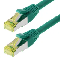 Herweck Helos Patchkabel S/FTP Cat 6a grün 3,0m