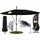 Kesser Doppelsonnenschirm 460 x 270 cm Schwarz