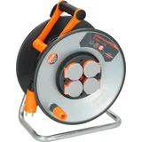 Brennenstuhl professionalLINE SteelCore Kabeltrommel sc 2100 IP44, 25m H07RN-F 3G1,5, Trommelkörper aus Stahlblech, BGI 608