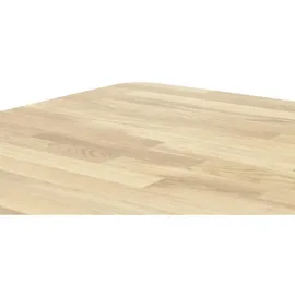 MCA living Esstisch Oskar TOPSELLER!«, (Esstisch, Küchentisch),... Massivholztisch, wahlweise in Kernbuche oder Wildeiche, massiv rechteckig, 80x76x120 cm, - 2 Jahre Gewährleistung - mind. 14 Tage Rückgaberecht - Braun