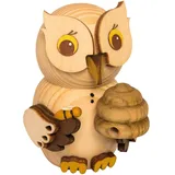 Drechslerei Kuhnert Kuhnert Weihnachtsdeko, Mini Eule Imker