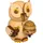 Drechslerei Kuhnert Mini Eule 7 cm beige