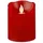 Star Trading LED Stumpenkerze Twinkle H: 10 cm rot