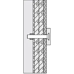 Hewi 801/805 Befestigung 3635799 reinweiß, Stahlplatten, für Vormontage