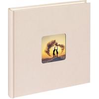 walther design FA-205-W Fotoalbum Fun Wedding Selection, chamois weiss,