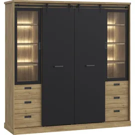 Forte Kleiderschrank mit Beleuchtung