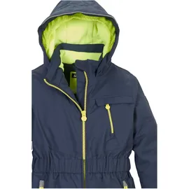 KILLTEC KW 102 ONPC, Skioverall: Schneehose mit Kapuze, dunkelnavy,