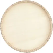 Rico Design Holztablett natur, Ø 30 cm