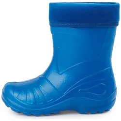 Kinder Gummistiefel gefüttert KL050 - Blau - 25