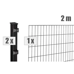 dz Zaunset BL BLACKY 2m-1005-9005-DV