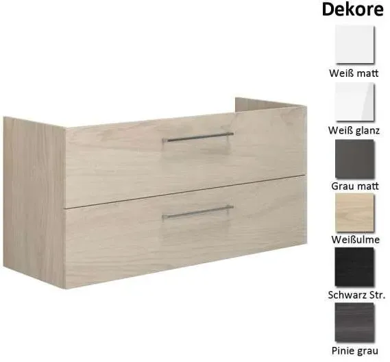 Dansani Mido+ Doppel-Waschtischunterschrank 2S 120 cm.. - Badmöbel