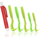 Zeckenentferner 6er Set 5 Haken 1 Pinzette für Hund Katze Mensch