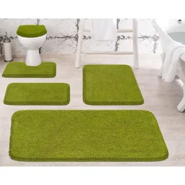 GRUND Badteppich Melange Grün 140 x 80 cm