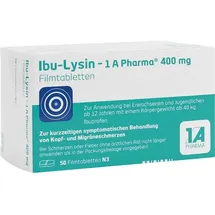 1 A Pharma Ibu-Lysin - 1 A Pharma 400 mg Filmtabletten