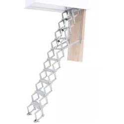 Dolle alu-top Bodentreppe Scherentreppe bis 279cm Raumhöhe 140x70cm mit U-Wert 0,58