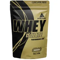 Peak Performance Whey Protein Isolat Schokolade Pulver 750 g