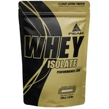 Peak Performance Whey Protein Isolat Schokolade Pulver 750 g