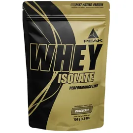 Peak Performance Whey Protein Isolat Schokolade Pulver 750 g
