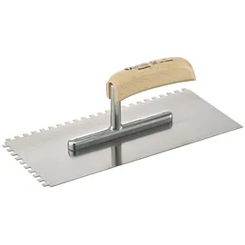 Fortis Glättekelle 280 x 130 mm gezahnt 6 x 6 mm