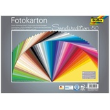 folia Fotokarton 300g/m2 25x35cm, 50 Bogen farbig