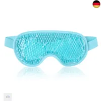 NEWGO Augenmaske Kühlend Kühlmaske Gesicht Kühlbrille für Migräne, Kopfschmerzen, Geschwollene, Müde Augen, Augenringe, Sinusschmerzen, Ice Eye Mask (Blau)