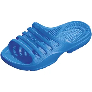 Beco Kinder Badepantolette / Badeschuh / Badelatschen blau 35