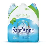 Sant'Anna Natürliches Mineralwasser 6x1,5L Quellwasser aus Italien
