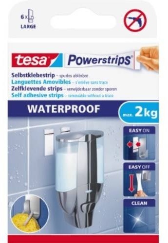 tesa powerstrips waterproof