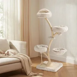 Wiltec Fudajo Kratzbaum 59 x 59 x 169 cm weiß