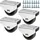 SOTech Möbelrolle Passau 4 Stück Ø 40 mm x 1,75 cm x 5,8 cm