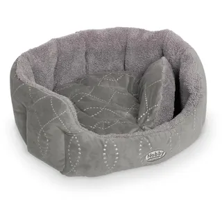 Komfortbett Ceno oval grau