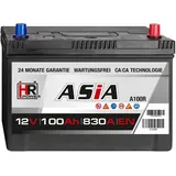 HR HiPower ASIA Autobatterie A100R 12V 100Ah