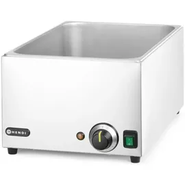 HENDI Set: Bain-Marie Ranger + 3x GN 1/3 Behälter mit Deckel, GN 1/1, 230V/1000W, 590x332x(H)242mm,