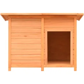 vidaXL Hundehütte Kiefernholz & Tannenholz 120x77x86 cm