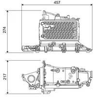 Valeo Ladeluftkühler 818685 für Skoda, VW