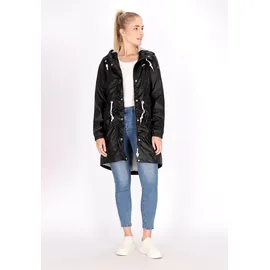 Schmuddelwedda Regenmantel Damen Schwarz XL