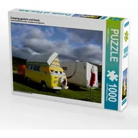 Calvendo Camping gestern und Heute Puzzle