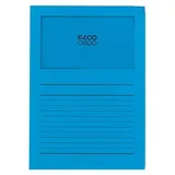 ELCO Sichthüllen Ordo classico DIN A4 blau glatt 120 g/qm, 100 St.