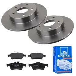 ATE Bremsensatz, Scheibenbremse hinten rechts links voll 278mm für RENAULT NISSAN 7701207996 43206-4U102 43206-4U103 1420-22350