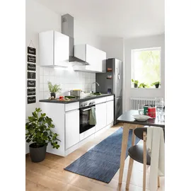 OPTIFIT Küchenzeile Roth 210 cm grau