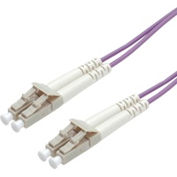 Roline LWL-Kabel 50/125μm OM4, LC/LC, violett, 1 m