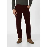 REDPOINT Milton Regular Fit Cordhose Bordeaux 31 32