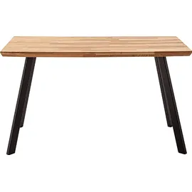 MCA living Esstisch »Zeballos, TOPSELLER!«, (1 St., Holztisch), Tischplatte aus Zerreiche, Schweizer Kante, belastbar bis 100 Kg