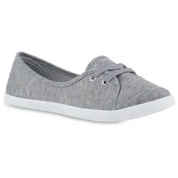 Damen Sportliche Ballerinas in Grau